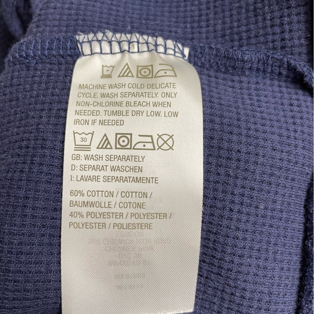 Mock neck waffle pullover - Picture 4 of 8